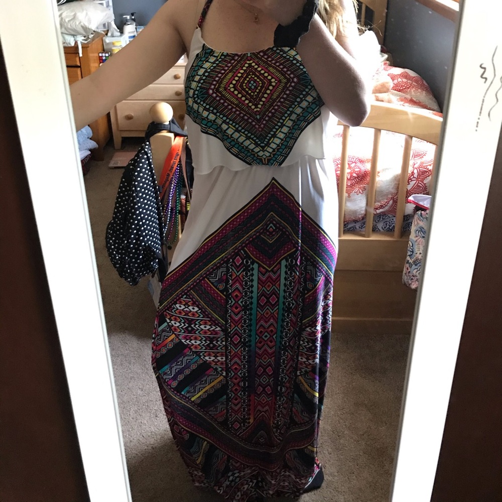 Patterned Maxi Dress